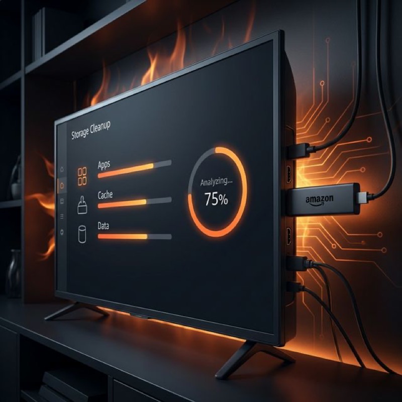 Como limpar cache e resolver travamento no Amazon Fire Stick